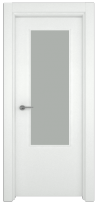 Smooth aluminum interior door STRUGAL 100 1VAL