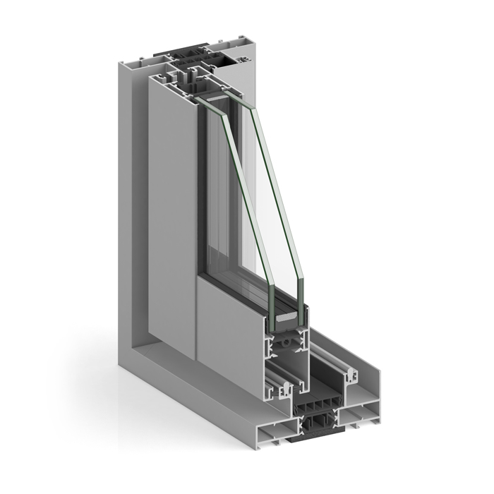 Ventana de aluminio corredera STRUGAL S88RP Premium