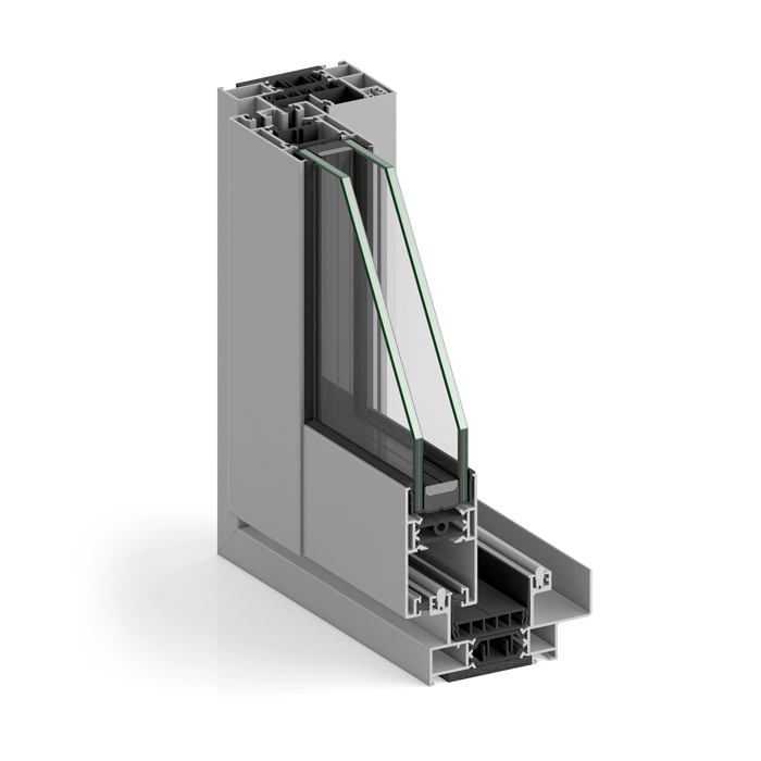 Sliding aluminum window STRUGAL S88RP