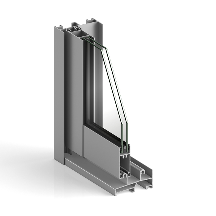 Fenêtre coulissante en aluminium STRUGAL S92