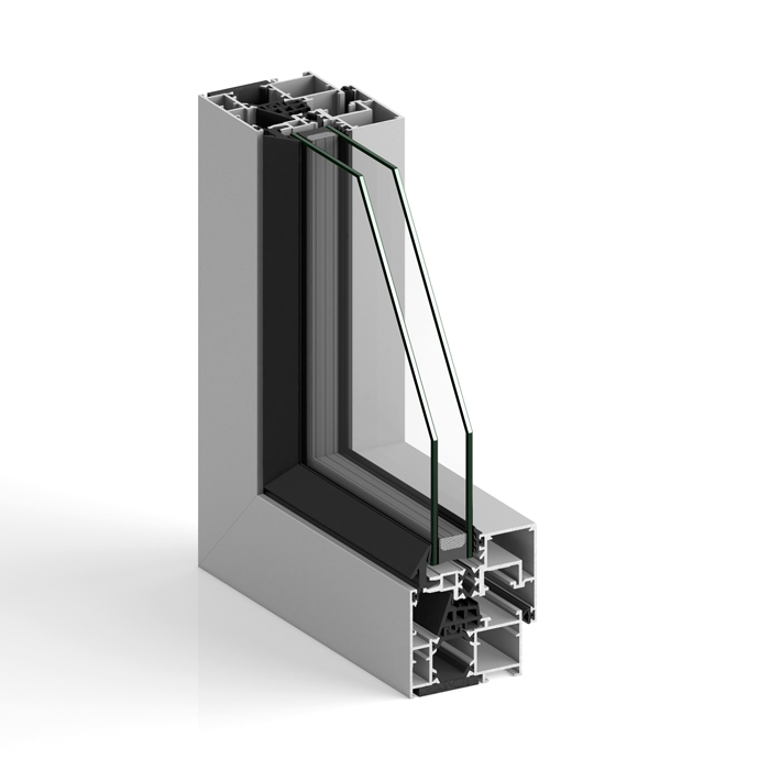 Window Hinged STRUGAL S64RP Hidden Sash