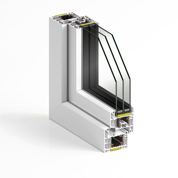 Ventana de PVC Plania Passivhaus 1.0