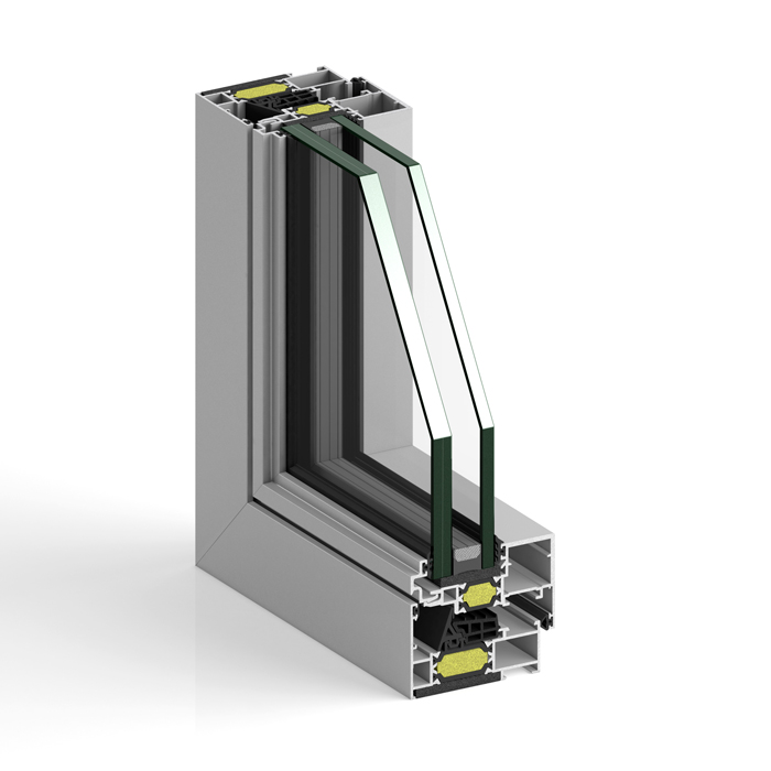 Window STRUGAL S74RP Minimalist Sash