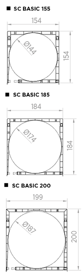 Opciones cajón SC BASIC 155|185|200