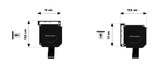 FASTENING ST.8 RETRACTIBLE ARM WITH TENSION + MINI CHEST