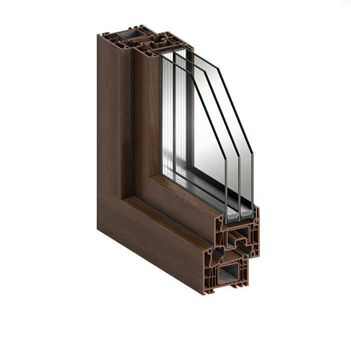 PVC Window Plania Rustic