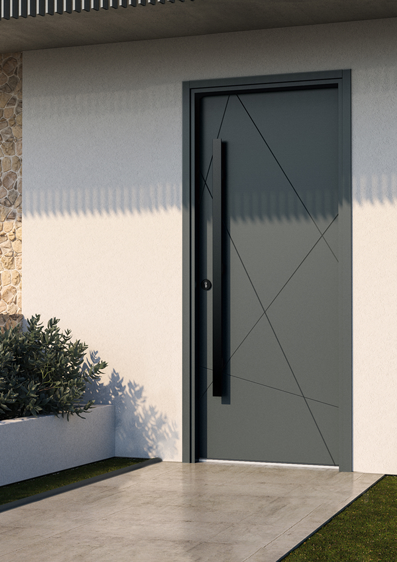 STRUGAL 400 K milled external door