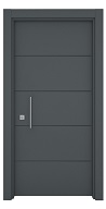 STRUGAL 400 4H milled aluminium exterior door