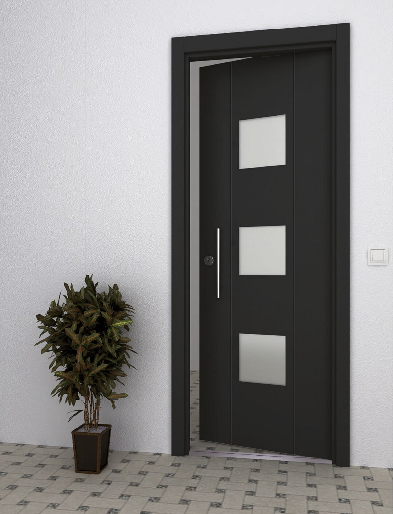 Porte extérieure en aluminium STRUGAL 600 3VA