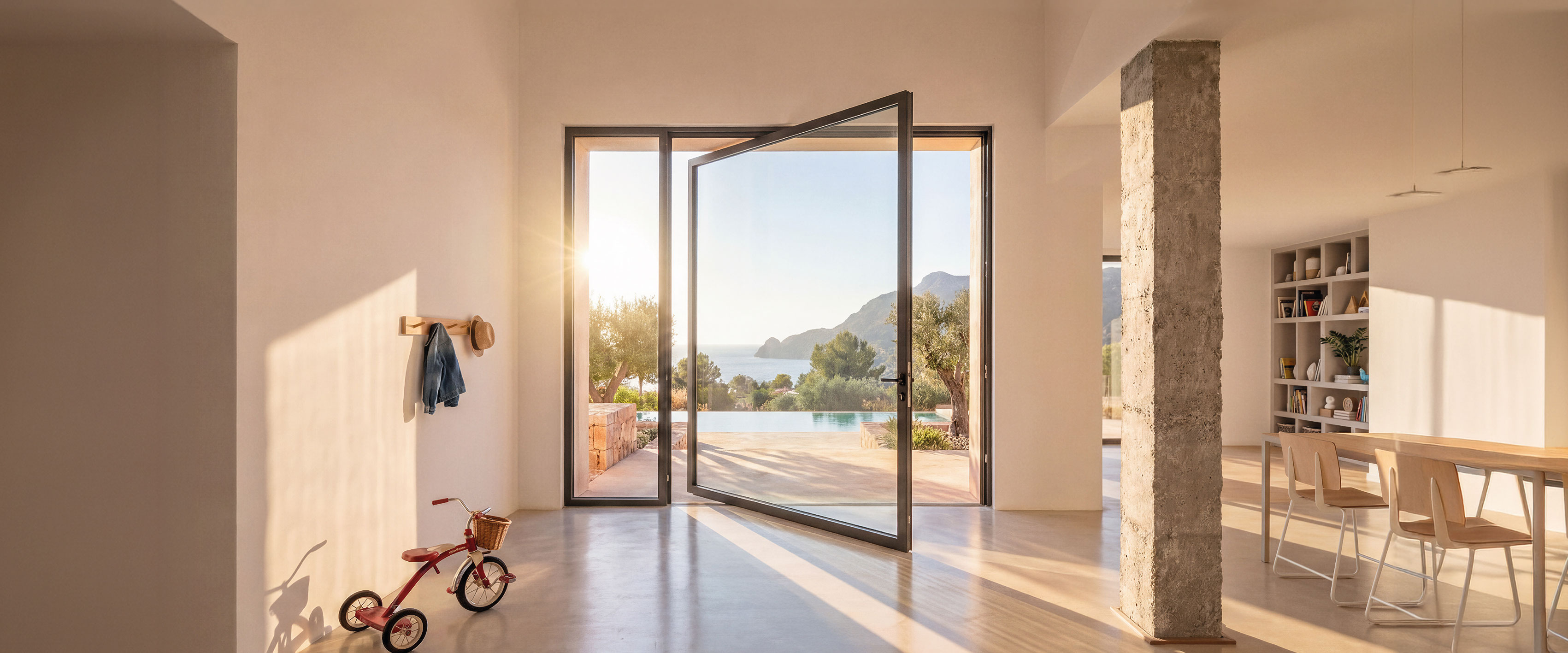Ventana de aluminio Practicable S82RP NEXUS PIVOT