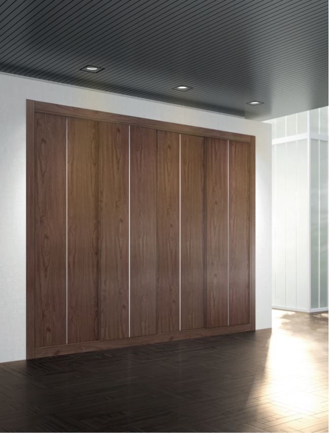 Sliding Built-In Wardrobe Japanese Panel