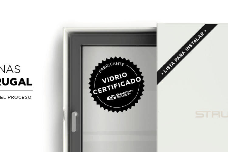 Strugal fabricante de vidrio. Certificado Guardian Select