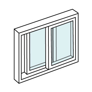 Ventana PVC 1 hoja oscilobatiente a medida gama Confort